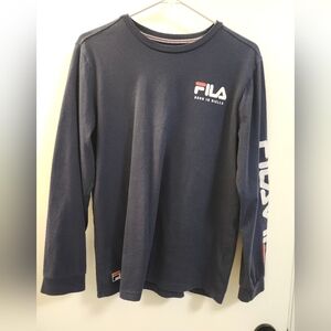 FILA Navy Blue Long Sleeve Tee